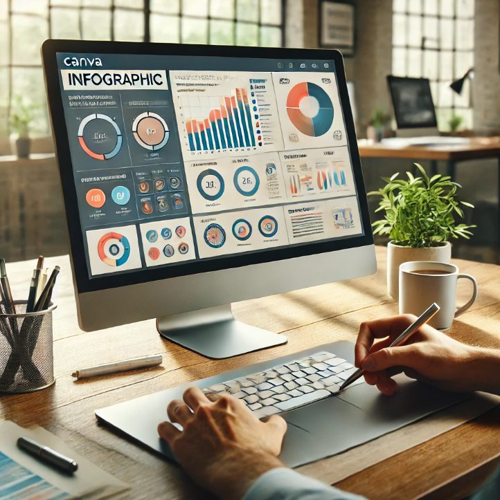 cómo usar Canva para diseñar infografías